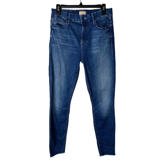Mother Highwaisted Looker Ankle Fray in Lure Me In Size 29 - Picture 1 of 6